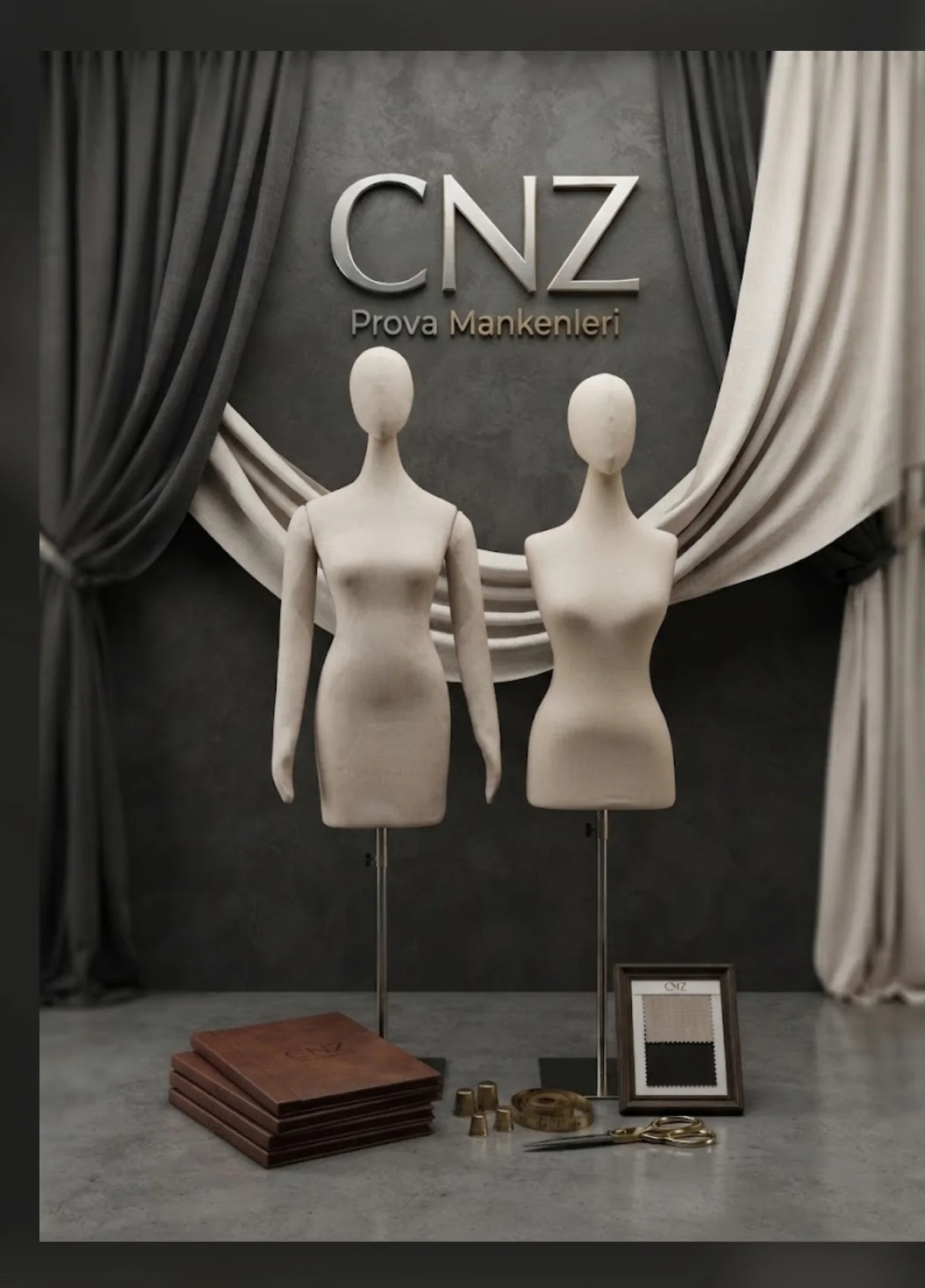 CNZ kollu ve klasik prova mankenleri