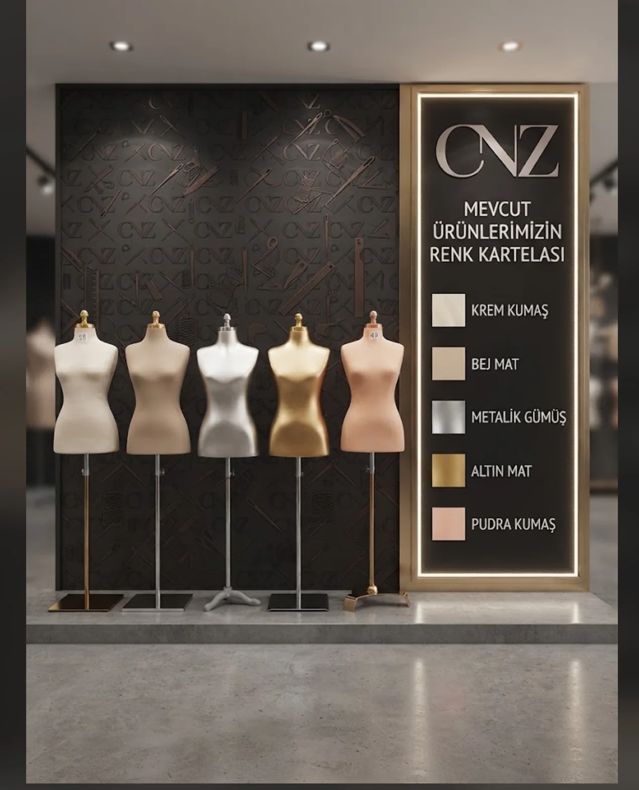 CNZ prova mankeni renk seçenekleri